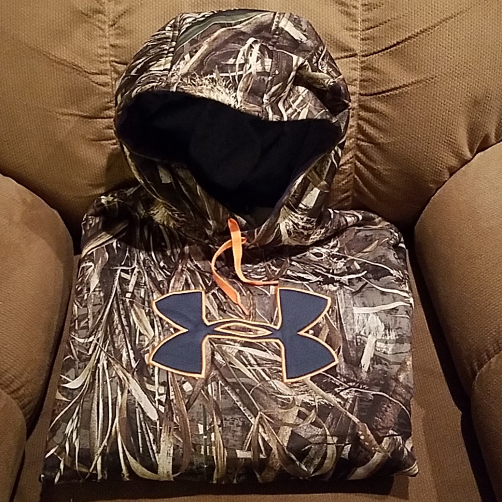 Camouflage Under Armor Hooded Sweatshirt
